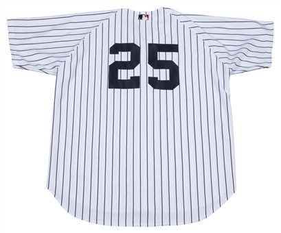 2002 Jason Giambi Game Used New York Yankees Home Jersey 